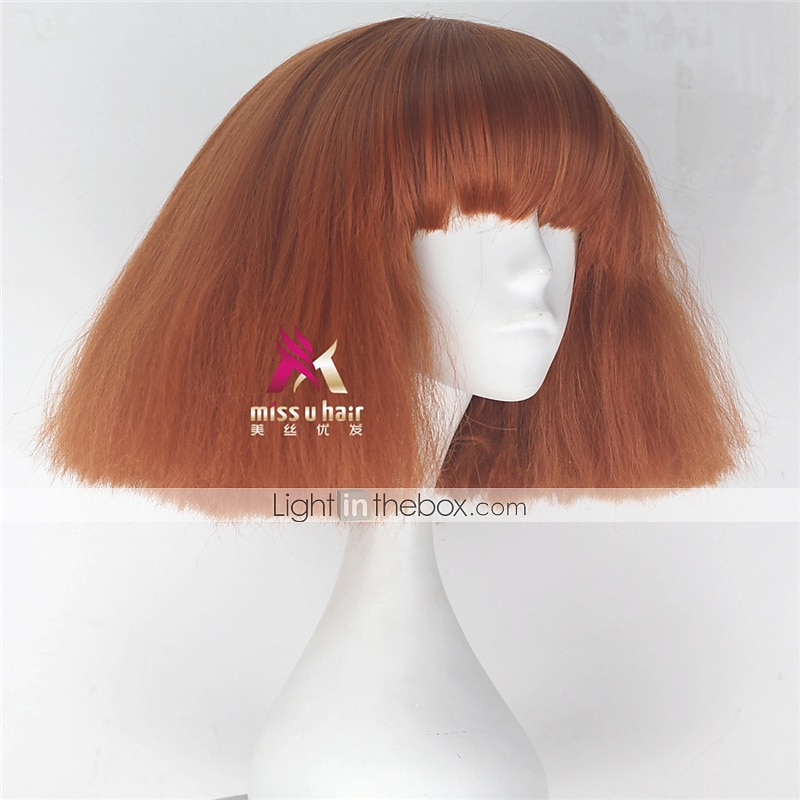 perruque synthétique lady gaga perruque courte droite marron foncé gris argenté blond foncé rose vert cheveux synthétiques 12 pouces femmes confortables duveteuses rouge rose perruques de carnaval de 2025 ? $31.99 –P8