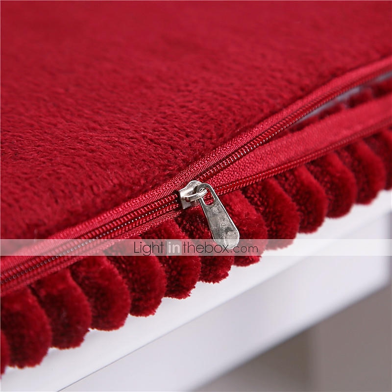 Dekorative Wurfkissen, exquisiter Jacquard, einfarbig, europäischer Stil, Prägung, verdicktes Stuhlkissen, Heimbüro-Sitz, Bar, Esszimmerstuhl, Sitzpolster, Garten-Bodenkissen 2025 - $27.99 –P4