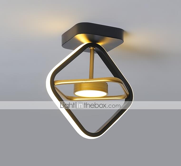 24cm LED Ceiling Light Modern Nordic Round Square Geometric Shapes Porch Light Corridor Aisle Flush Mount Lights Metal Painted Finishes LED Modern 220-240V 2025 - $137.99 –P8