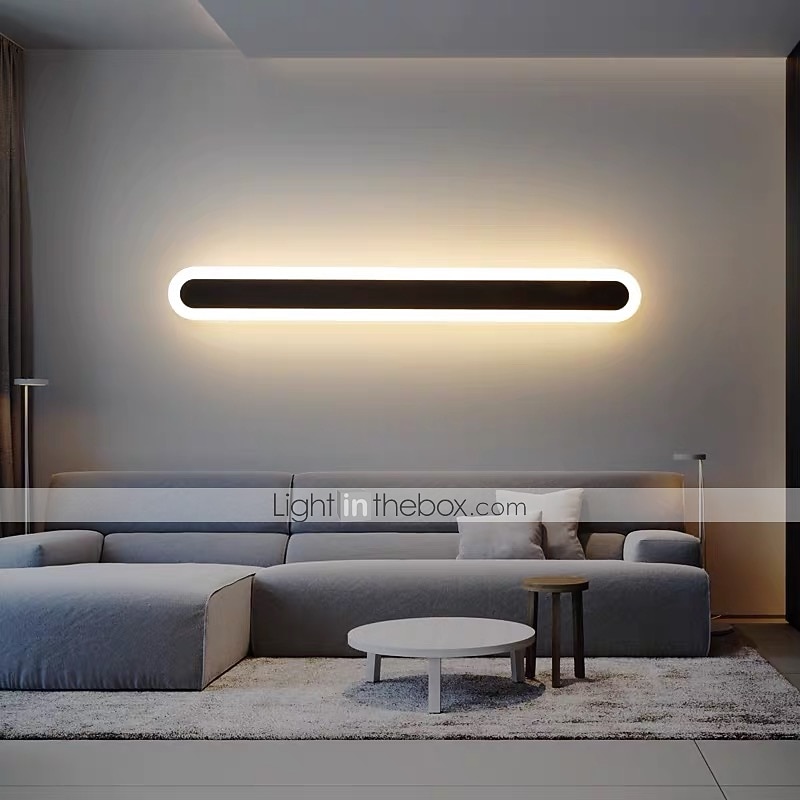 Lightinthebox 80cm conduziu luzes de parede lâmpada de parede longa minimalista simples quarto sala de jantar luz de parede acrílica 220-240v 20 w de 2025 por $132.99 –P1