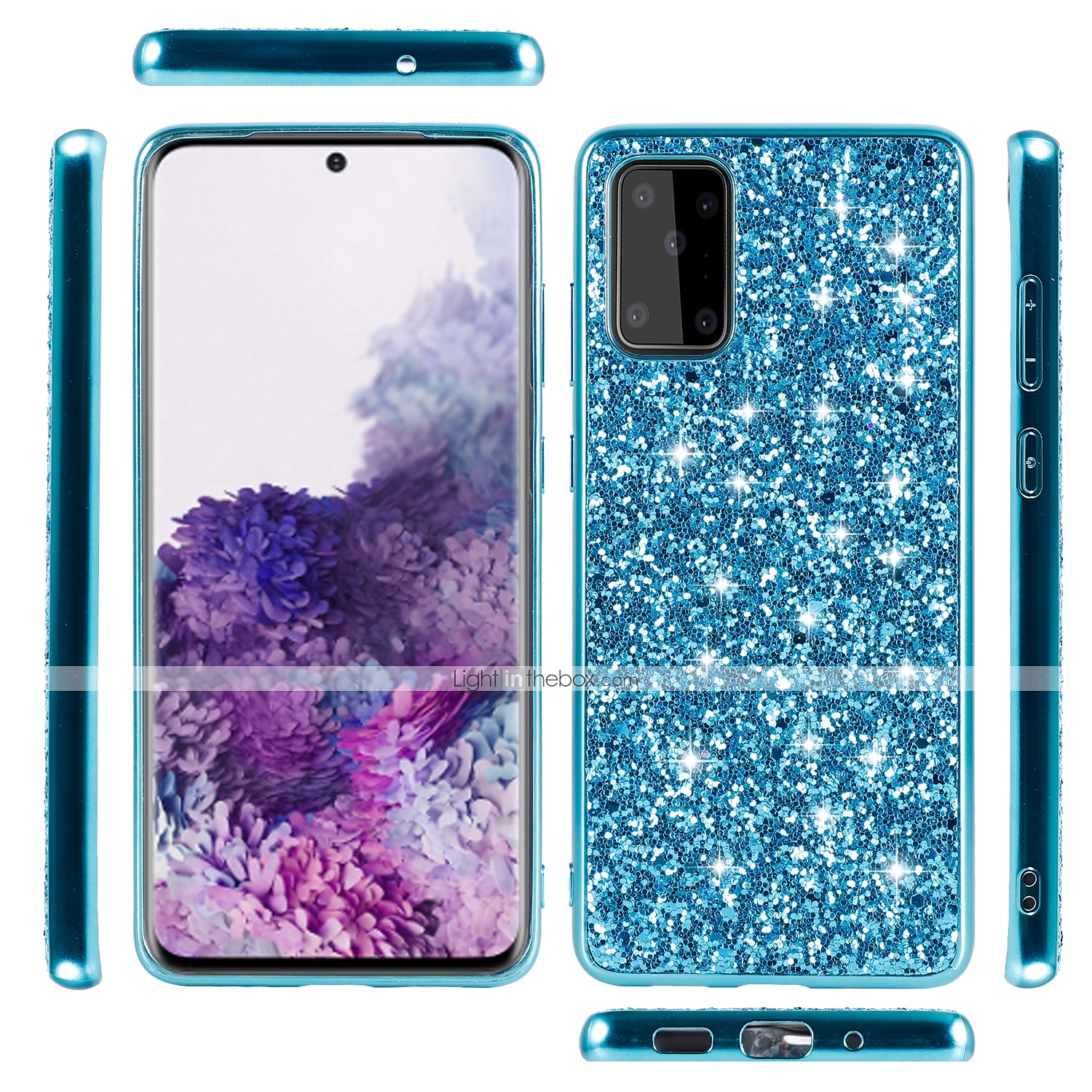 telefon Carcasă Pro Samsung Galaxy S24 S23 S22 S21 S20 Plus Ultra A54 A34 A14 A72 A32 A52 A42 Poznámka 20 10 S25 Ultra Zadní kryt Třpytivý Třpytivý TPU 2025 - $15.99 –P1