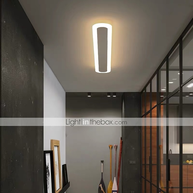Lightinthebox 80cm conduziu luzes de parede lâmpada de parede longa minimalista simples quarto sala de jantar luz de parede acrílica 220-240v 20 w de 2025 por $132.99 –P4