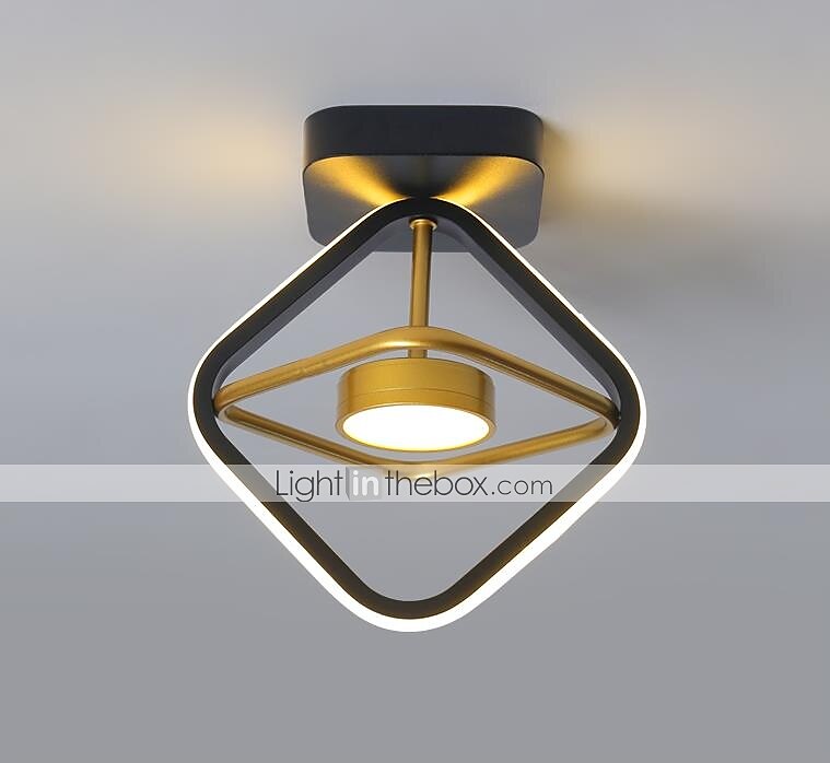24cm LED Ceiling Light Modern Nordic Round Square Geometric Shapes Porch Light Corridor Aisle Flush Mount Lights Metal Painted Finishes LED Modern 220-240V 2025 - $137.99 –P9