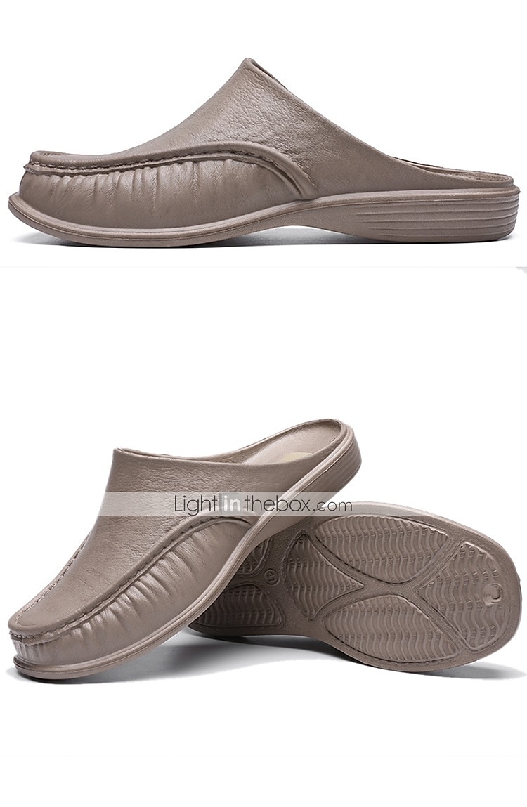 miesten mustat eva-slip-on -loaferit – mukavat vapaa-ajan muulit sisä- ja ulkokäyttöön 2025 - $19.99 –P2