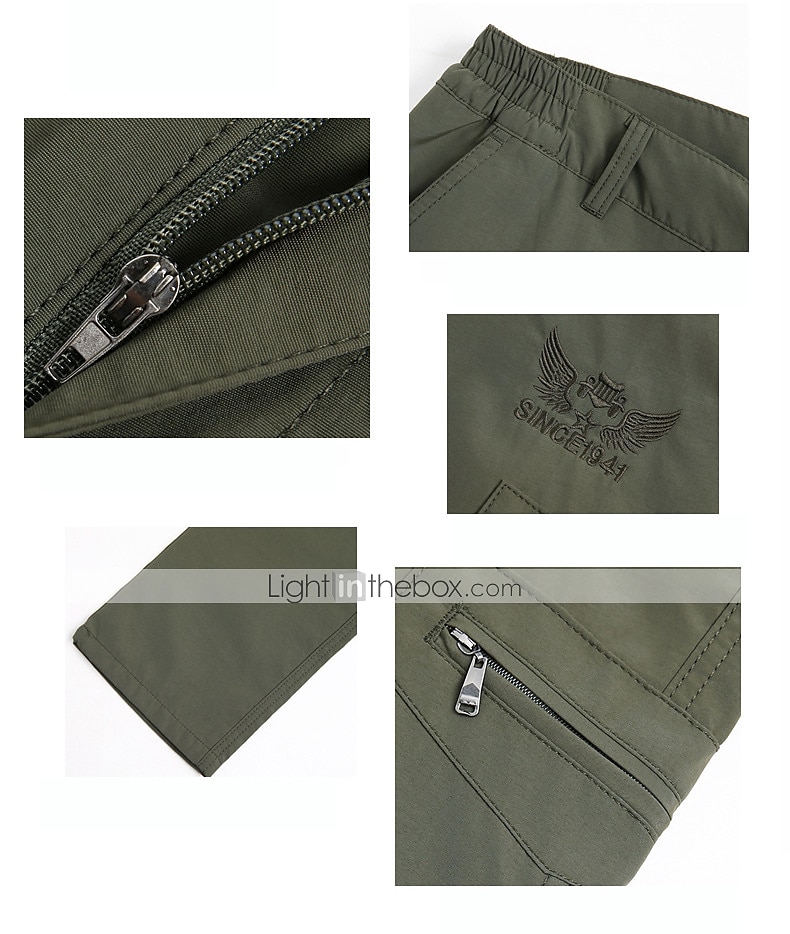 Men's Work Pants Waterproof Hiking Pants Summer Outdoor Waterproof Ripstop Windproof Breathable Pants / Trousers Cargo Pants Bottoms Black Blue Cotton Fishing Hiking Climbing M L XL XXL XXXL 2025 - $24.99 –P6