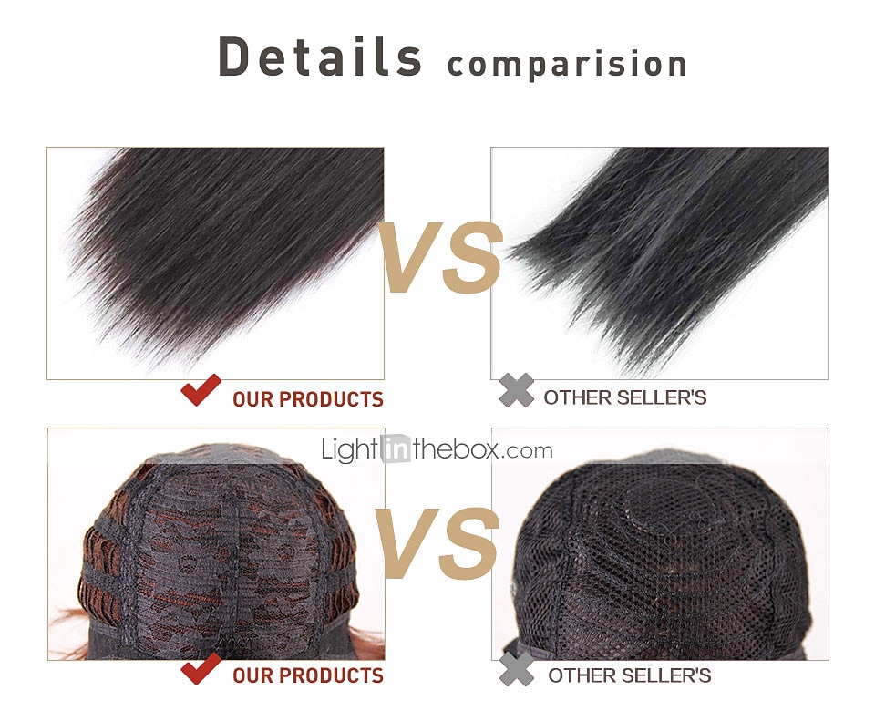 Cosplay kostuum pruik Diepe Golf Strakke pony Pruik Lang A1 A2 A3 A4 A5 Synthetisch haar Dames Klassiek Modieus Rood Zwart 2025 - $27.99 –P6
