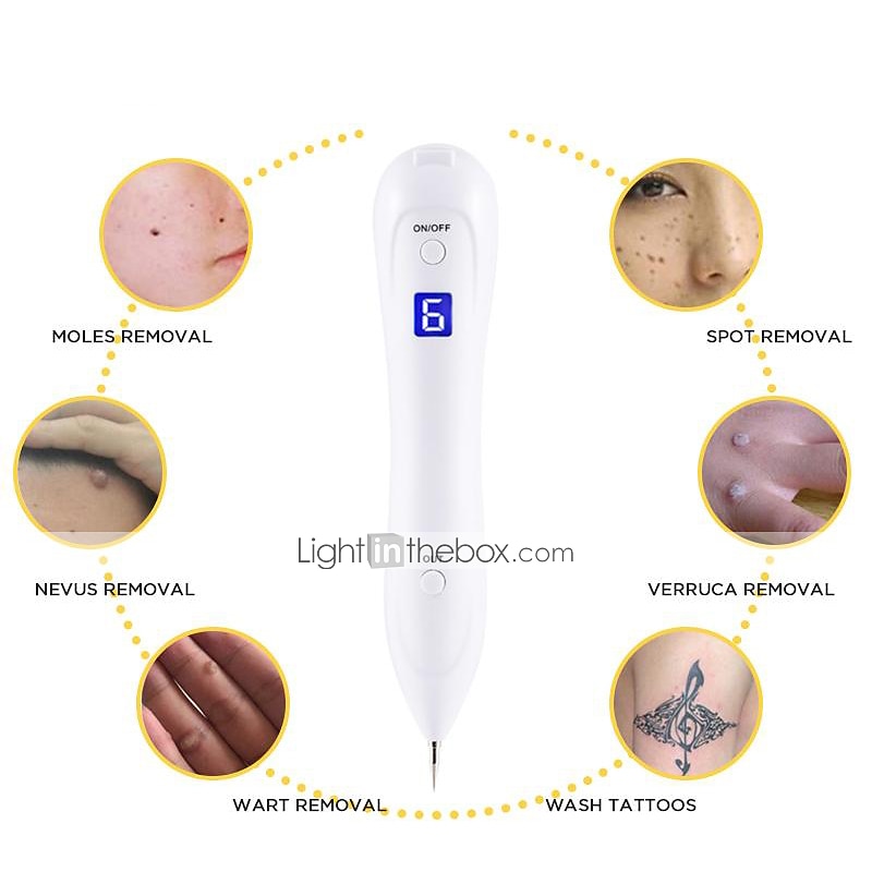 Electric LCD Display Portable Freckle Warts Dot Mole Dark Spot Freckle Removal Eraser Pen Salon Beauty Tool Valentine's Day Gift 2026 - $22.99 –P2