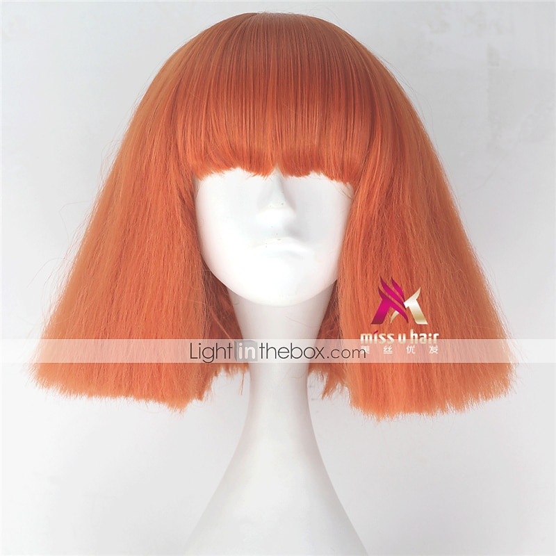 perruque synthétique lady gaga perruque courte droite marron foncé gris argenté blond foncé rose vert cheveux synthétiques 12 pouces femmes confortables duveteuses rouge rose perruques de carnaval de 2025 ? $31.99 –P1