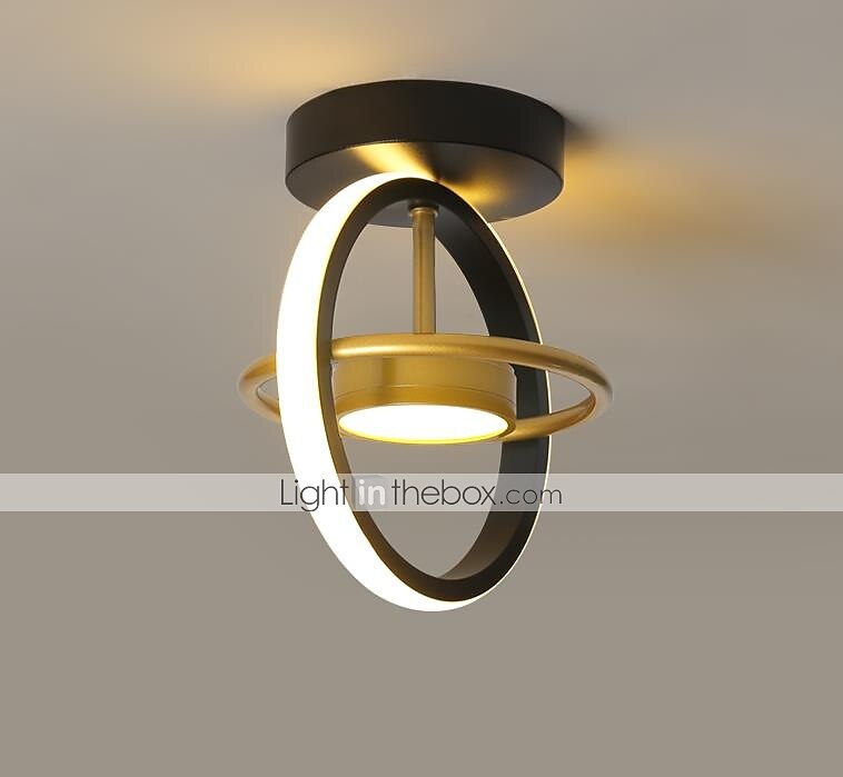 24cm LED Ceiling Light Modern Nordic Round Square Geometric Shapes Porch Light Corridor Aisle Flush Mount Lights Metal Painted Finishes LED Modern 220-240V 2025 - $137.99 –P7