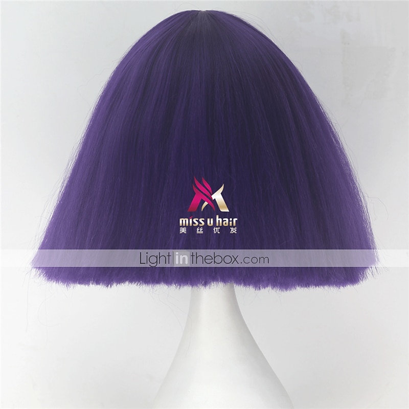 perruque synthétique lady gaga perruque courte droite marron foncé gris argenté blond foncé rose vert cheveux synthétiques 12 pouces femmes confortables duveteuses rouge rose perruques de carnaval de 2025 ? $31.99 –P14