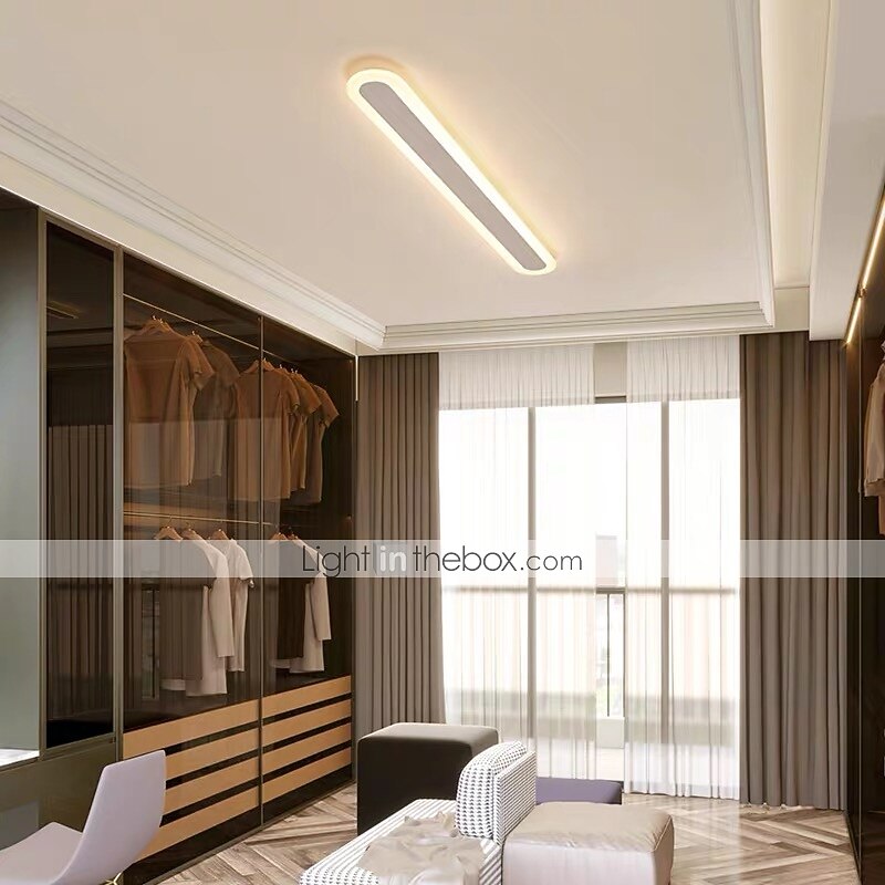 Lightinthebox 80cm conduziu luzes de parede lâmpada de parede longa minimalista simples quarto sala de jantar luz de parede acrílica 220-240v 20 w de 2025 por $132.99 –P5