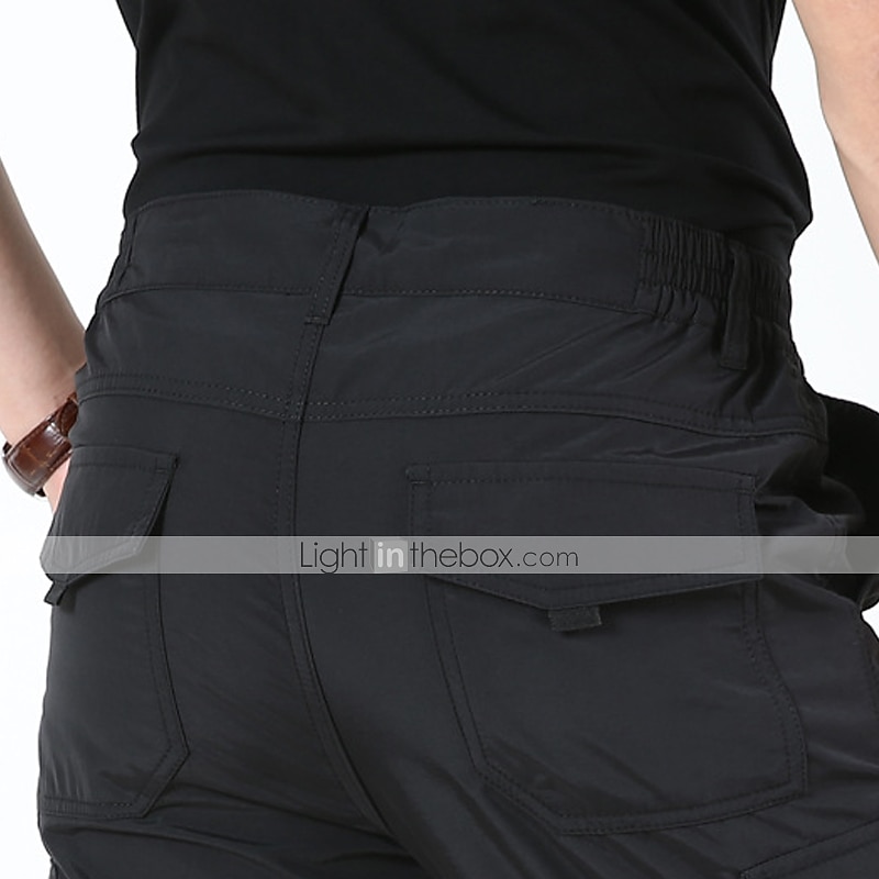 Men's Work Pants Waterproof Hiking Pants Summer Outdoor Waterproof Ripstop Windproof Breathable Pants / Trousers Cargo Pants Bottoms Black Blue Cotton Fishing Hiking Climbing M L XL XXL XXXL 2025 - $24.99 –P17