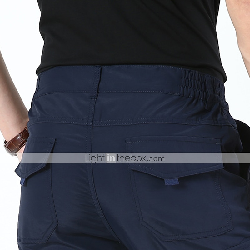 Men's Work Pants Waterproof Hiking Pants Summer Outdoor Waterproof Ripstop Windproof Breathable Pants / Trousers Cargo Pants Bottoms Black Blue Cotton Fishing Hiking Climbing M L XL XXL XXXL 2025 - $24.99 –P16