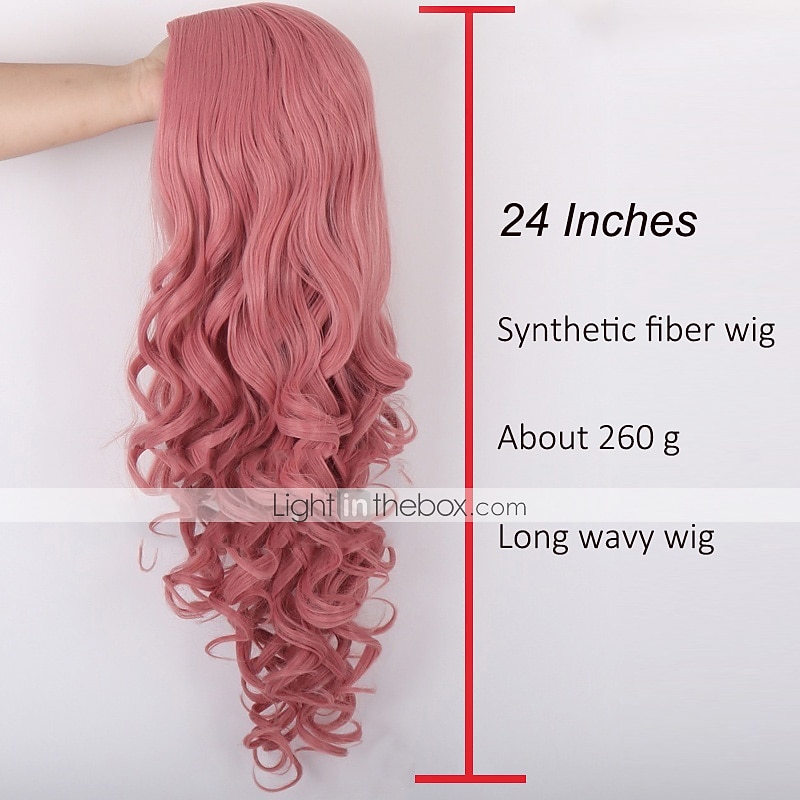 Cosplay kostuum pruik Diepe Golf Strakke pony Pruik Lang A1 A2 A3 A4 A5 Synthetisch haar Dames Klassiek Modieus Rood Zwart 2025 - $27.99 –P3