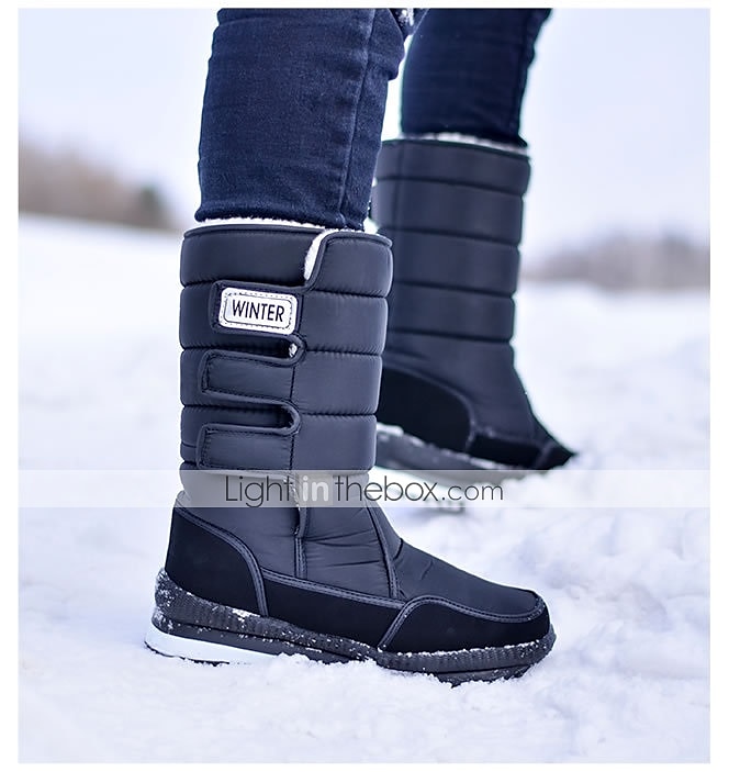 Nuevos Chicos Impermeable Aislado Botas De Invierno Nieve Esquí Térmico Cálido Escuela Zapatos UK 