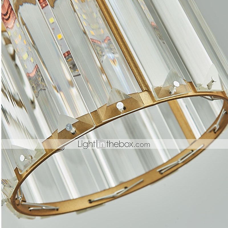 14 cm LED Pendant Light Lantern Desgin Crystal Modern Bedside Light Dining Room Restaurant Bar Metal Painted Finishes 110-120V 220-240V 2025 - $92.99 –P3