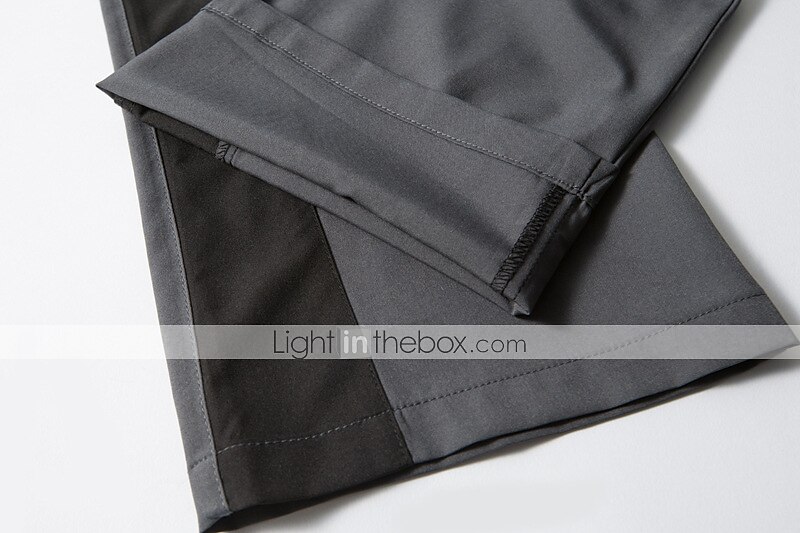 Férfi Planinarske hlače Softshell nadrág Tél Külső Melegen tartani Ripstop Szélbiztos Gyapjú bélés Nadrágok Alsók Fekete Szürke Pamut Kempingezés és túrázás Vadászat Halászat S M L XL XXL 2025 - $29.99 –P16