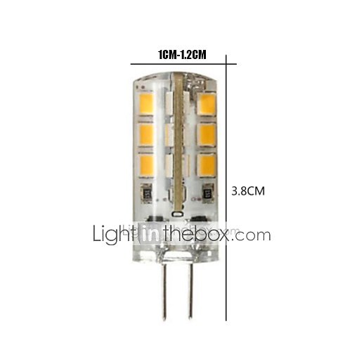 10 pcs G4 24LED SMD2835 Dimmable Decorative Corn Light DC12V White / Warm White 2025 - $18.99 –P10