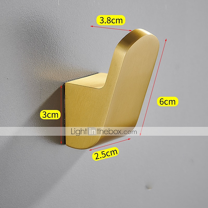 multifunktionsrockkrokar aluminium för badrum och kök väggmonterad ny design 3st 2025 - $27.99 –P1