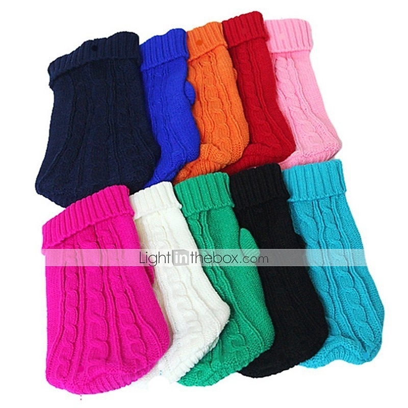 Hund Katt Tröjor Jumper Klassisk Vinter Varm Andningsfunktion Jul Ledigt / vardag Hundkläder for Hes Labrador alaskan malamute golden retriever Border Collie 2025 - $18.99 –P3
