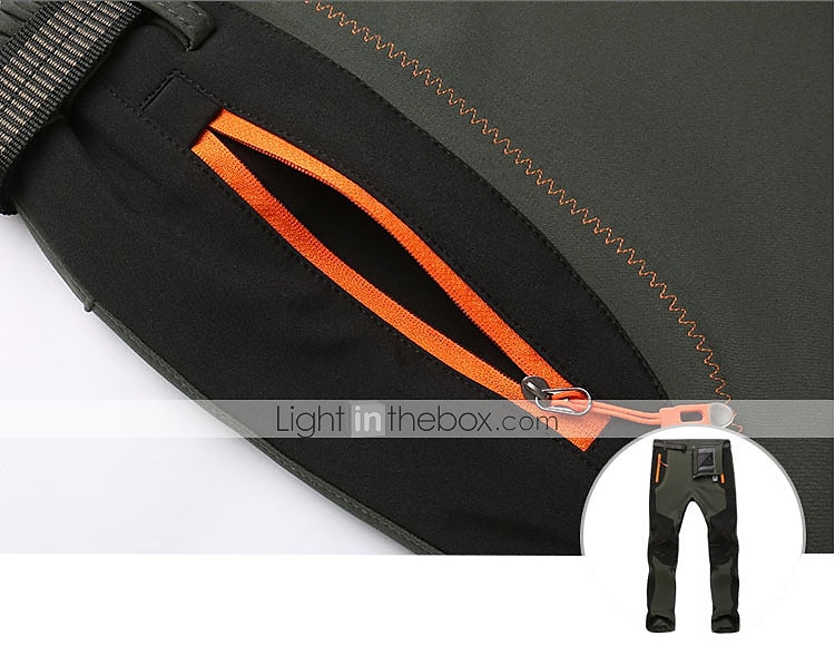 Férfi Planinarske hlače Softshell nadrág Tél Külső Melegen tartani Ripstop Szélbiztos Gyapjú bélés Nadrágok Alsók Fekete Szürke Pamut Kempingezés és túrázás Vadászat Halászat S M L XL XXL 2025 - $29.99 –P8