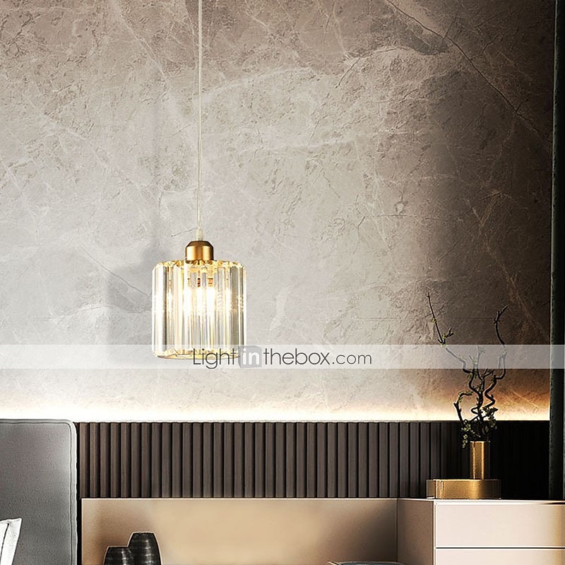 14 cm LED Pendant Light Lantern Desgin Crystal Modern Bedside Light Dining Room Restaurant Bar Metal Painted Finishes 110-120V 220-240V 2025 - $92.99 –P1