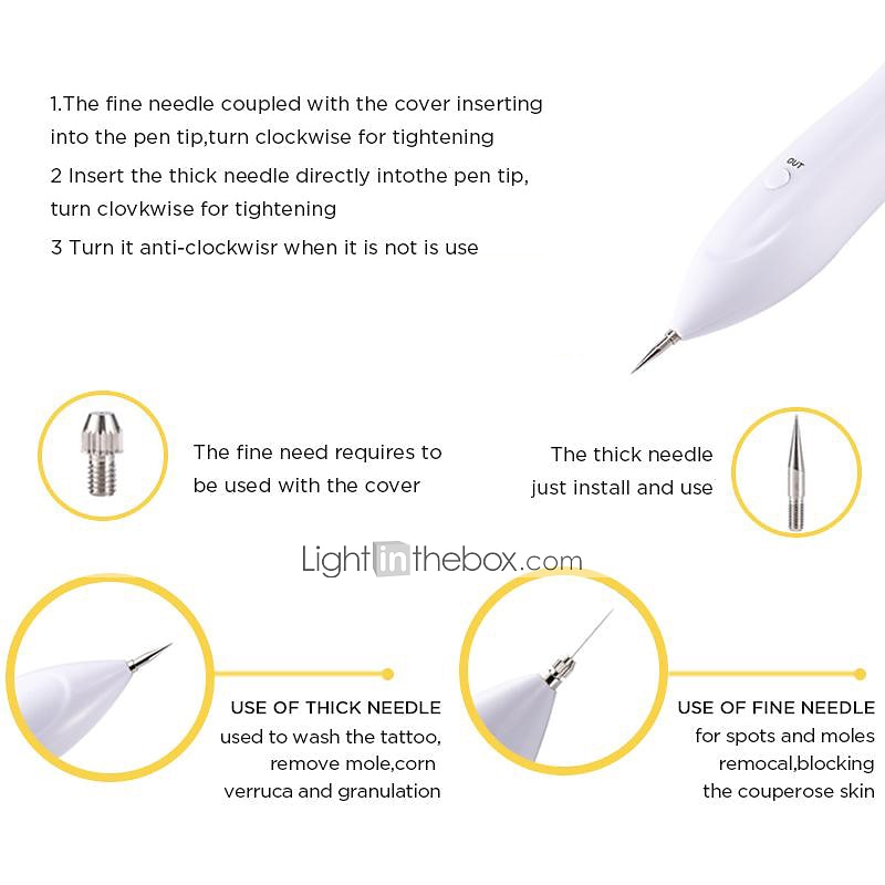 Electric LCD Display Portable Freckle Warts Dot Mole Dark Spot Freckle Removal Eraser Pen Salon Beauty Tool Valentine's Day Gift 2026 - $22.99 –P3