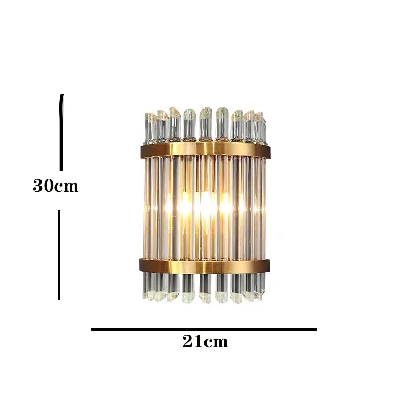 Cristallo Lampade da parete Camera da letto Camera dei bambini Acciaio Luce a muro 110-120V 220-240V 5 W / E14 / E12 / CE del 2026 a $245.59 –P8