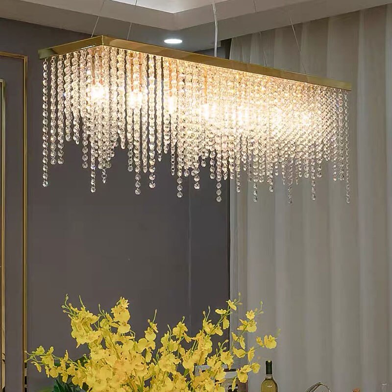 80 cm Pendant Lantern Design Chandelier Stainless Steel Electroplated Modern 110-120V 220-240V 2025 - $710.69 –P1