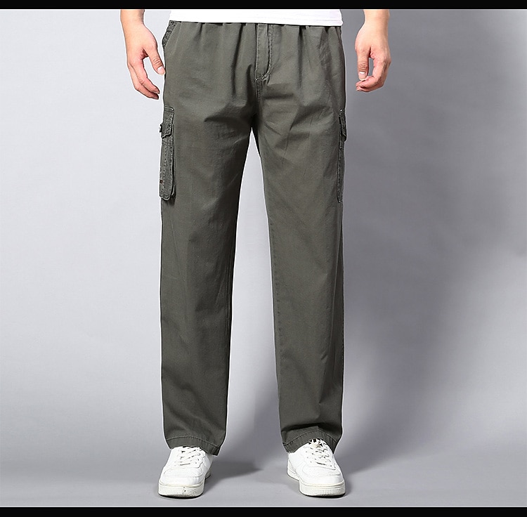 Ανδρικά Παντελόνι πεζοπορίας Παντελόνι εργασίας Τακτικές παντελόνι Στρατιωτικό Άνοιξη Χειμώνας Φθινόπωρο Εξωτερική Κανονικό Ripstop Αντιανεμικό Multi-Pocket Γρήγορο Στέγνωμα 2026 - $26.99 –P15