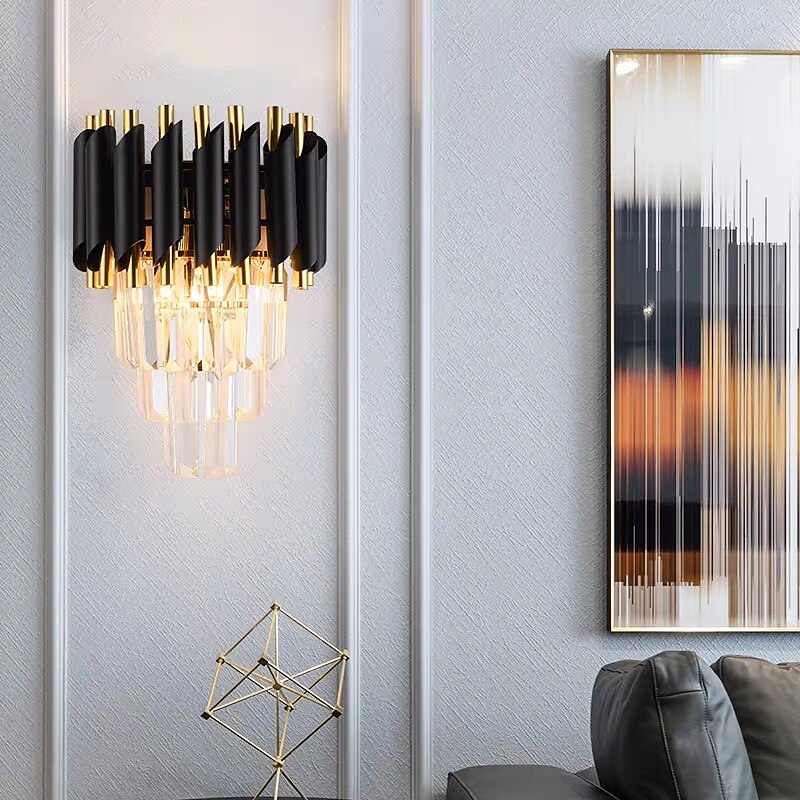 Lightinthebox Crystal Modern Wall Lights Bedroom Kids Room Steel Wall Light 110-120V 220-240V 18 W / LED Integrated / CE Certified 2025 - $192.99 –P2