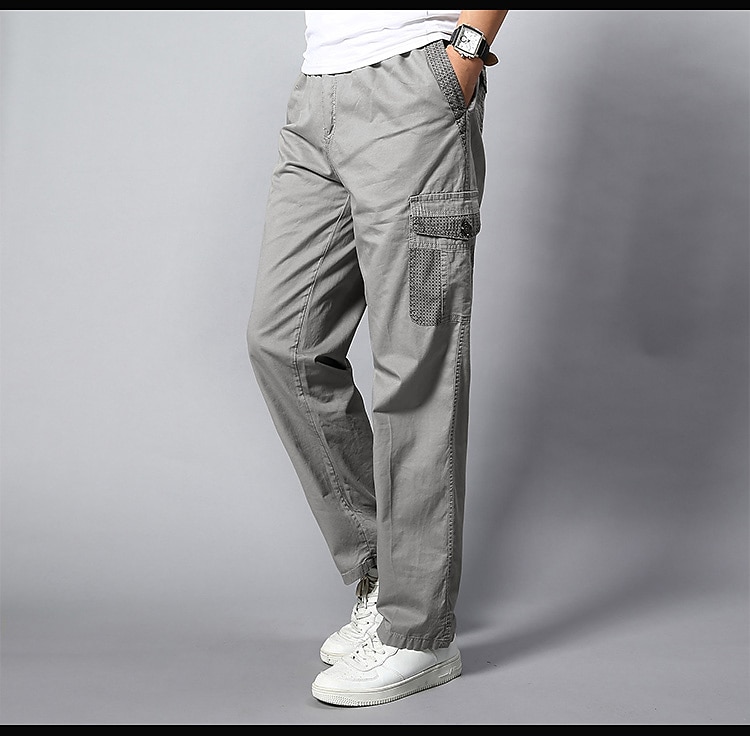 Ανδρικά Παντελόνι πεζοπορίας Παντελόνι εργασίας Τακτικές παντελόνι Στρατιωτικό Άνοιξη Χειμώνας Φθινόπωρο Εξωτερική Κανονικό Ripstop Αντιανεμικό Multi-Pocket Γρήγορο Στέγνωμα 2026 - $26.99 –P14