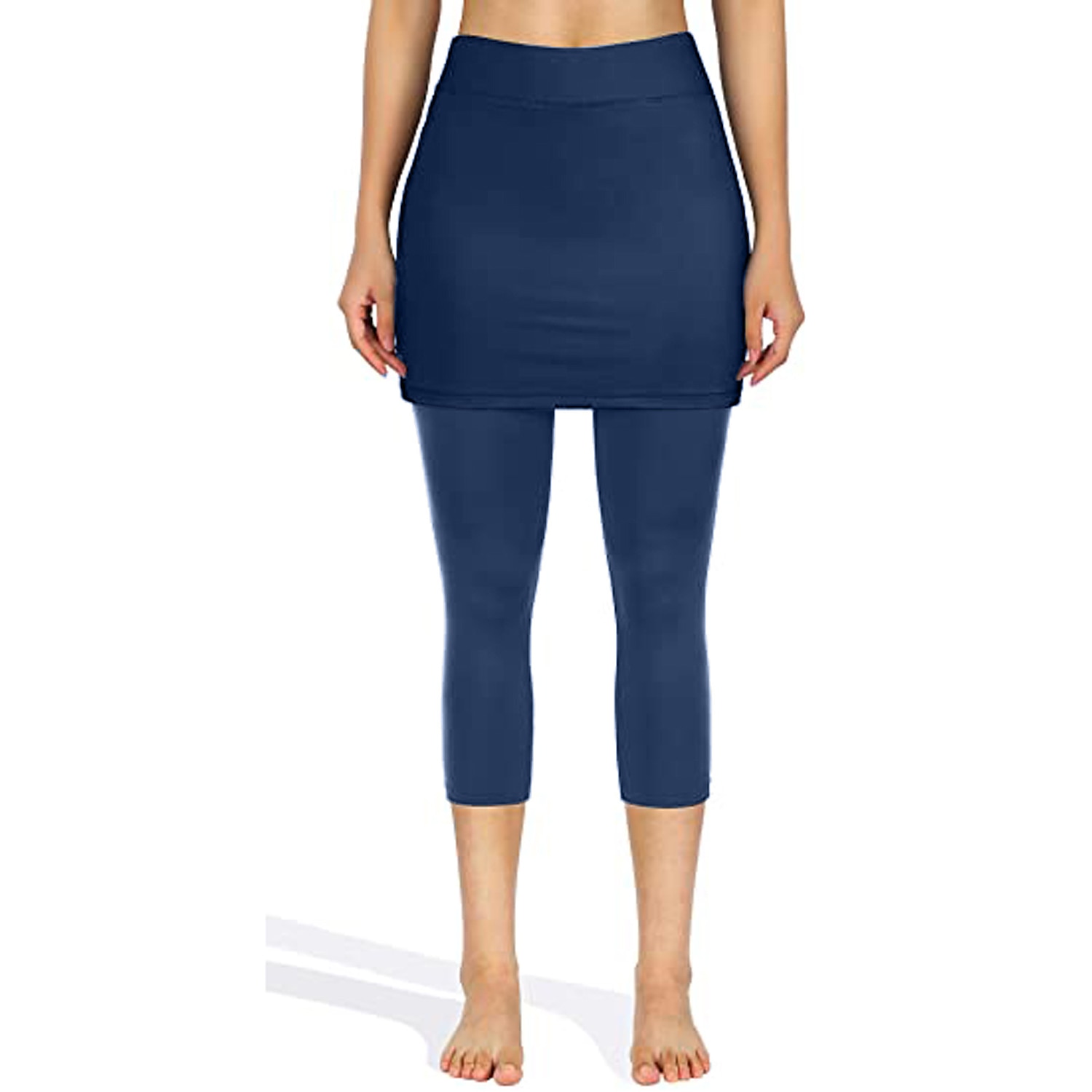 Femme Legging Capri Running Jupe de course avec collants 2 en 1 avec poche téléphone Sous Vêtement Athlétique Athleisure Automne Spandex Respirable Séchage rapide Evacuation de l'humidité Doux de 2025 ? $16.49 –P14