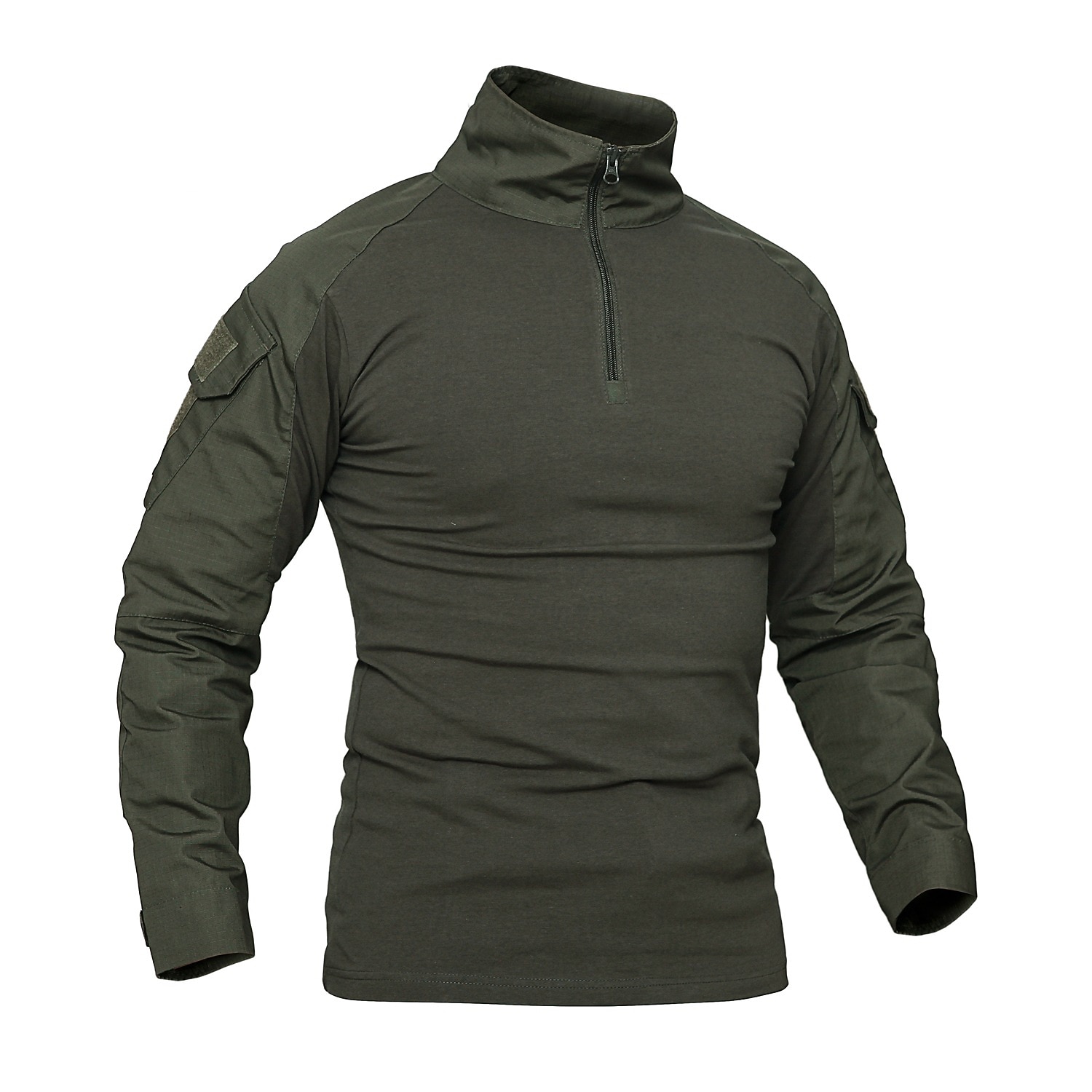 Hombre Camisa de combate Camisa militar táctica Manga Larga Camiseta Al aire libre Transpirable Secado rápido Multi bolsillo Ligero Verano Primavera Poliéster Patrón de pitón negro de policía Negro 2025 - $30.99 –P3