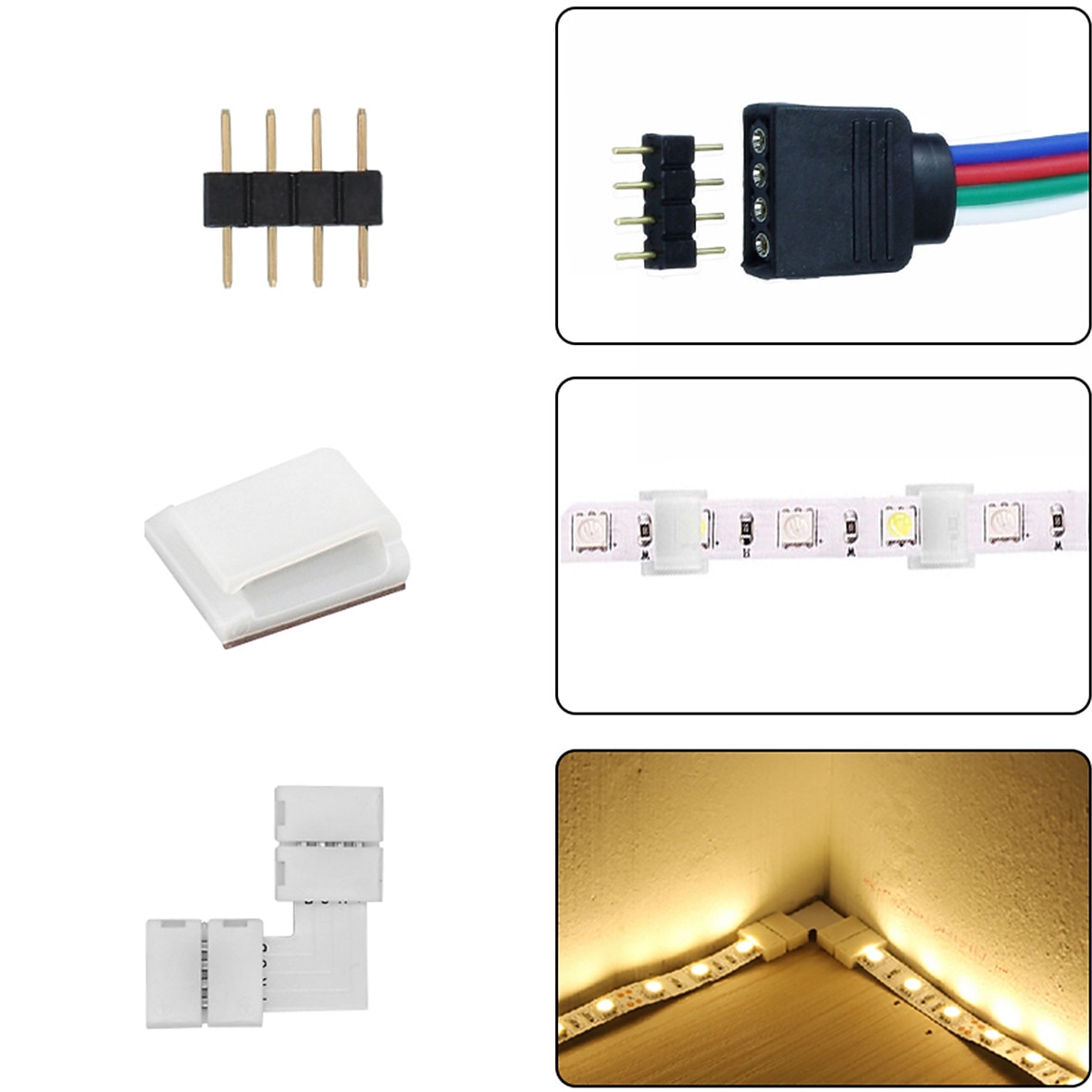 2025年 LED ストリップ ライト 5050 smd 20m/65.6ft スマート RGB テープ ロープ ライト 同期音楽ライト 1600 万色を変更する Bluetooth アプリ コントロール 自宅の寝室のテレビの車のクリスマスの装飾用の 40 キー リモート (2x32.8ft) コレクション – $25.99 –P2