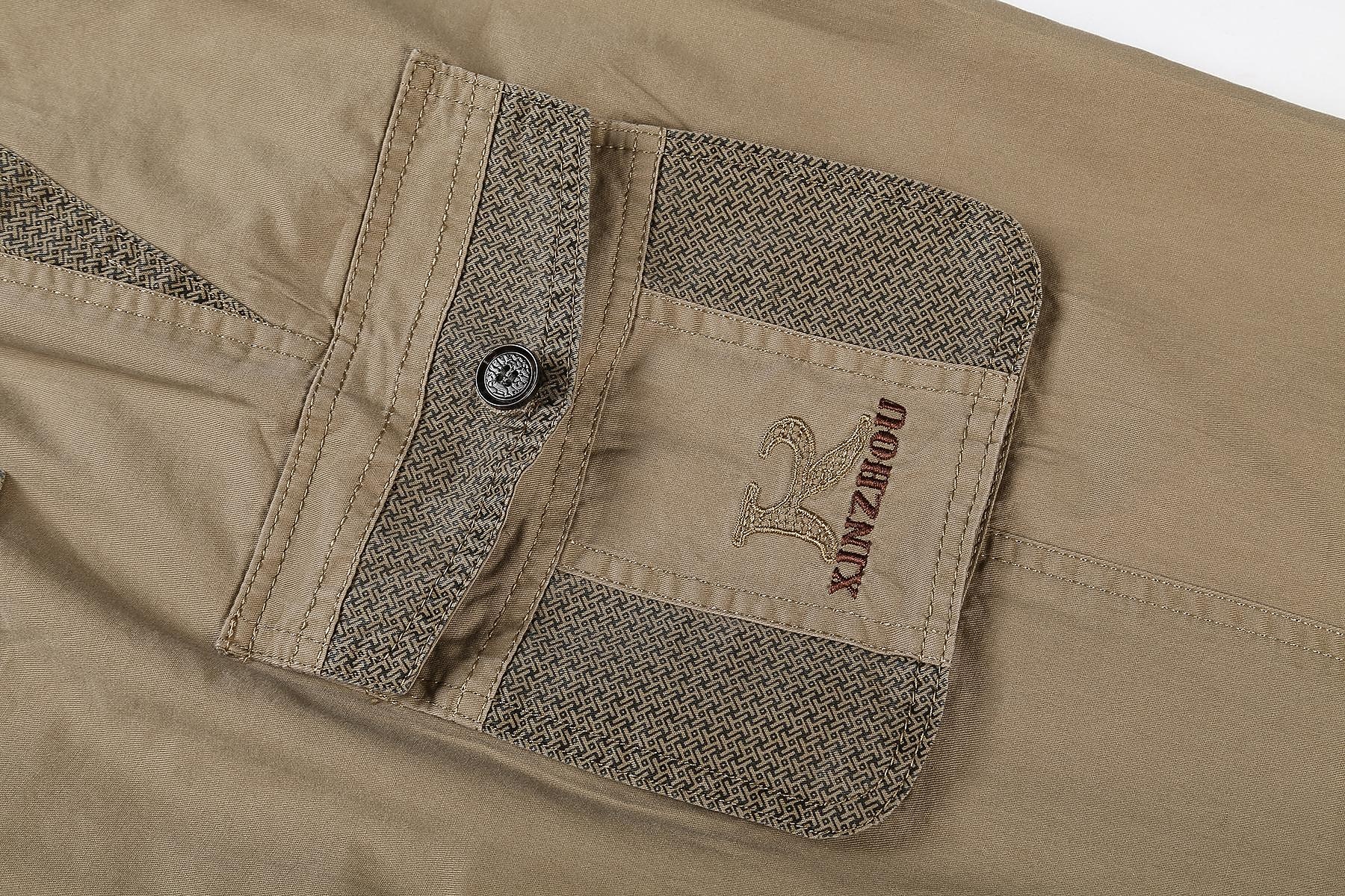 Ανδρικά Παντελόνι πεζοπορίας Παντελόνι εργασίας Τακτικές παντελόνι Στρατιωτικό Άνοιξη Χειμώνας Φθινόπωρο Εξωτερική Κανονικό Ripstop Αντιανεμικό Multi-Pocket Γρήγορο Στέγνωμα 2026 - $26.99 –P7