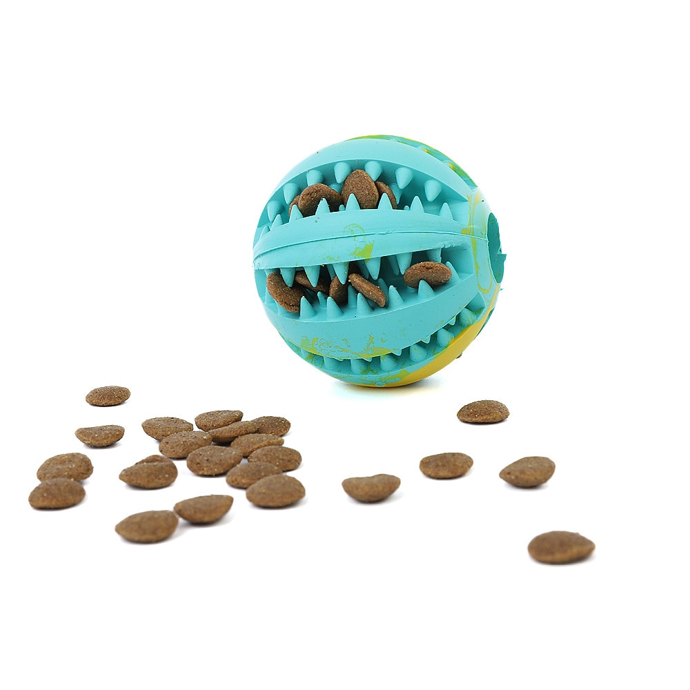 Slowfeeder & Leckerli-Ball Feeder Treat Hundespielzeug Hunde Kugel Haustierübung Druck ablassen Gummi Geschenk Haustier Spielzeug Haustier spielen 2026 - $12.49 –P1