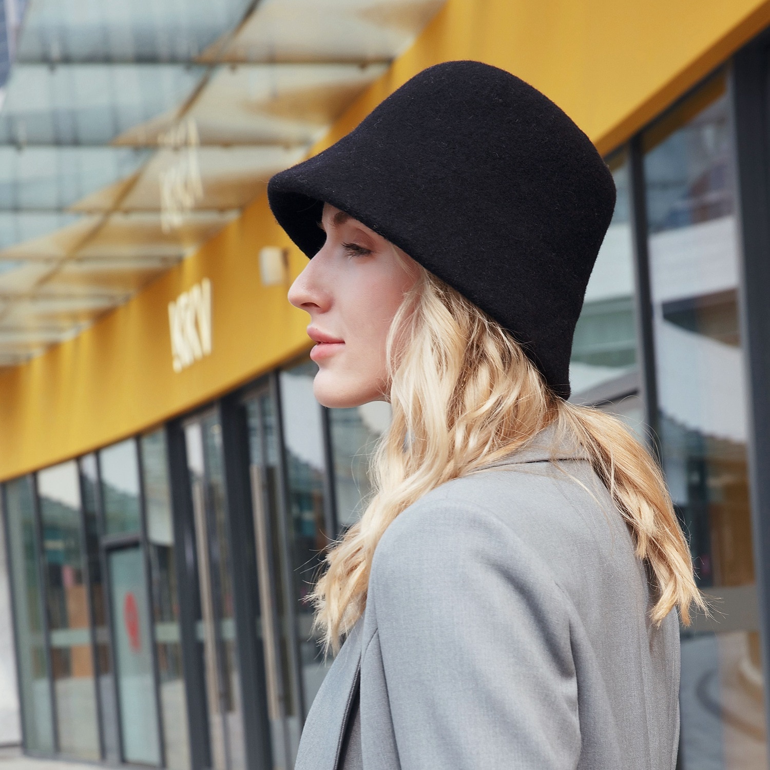 klobouky vlněný/bavlněný kbelík klobouk s volným kloboukem ležérní kentucky derby koktejlový královský klobouk s čistou barvou čelenka pokrývka hlavy 2026 - $43.99 –P8