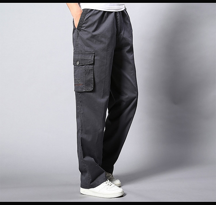 Ανδρικά Παντελόνι πεζοπορίας Παντελόνι εργασίας Τακτικές παντελόνι Στρατιωτικό Άνοιξη Χειμώνας Φθινόπωρο Εξωτερική Κανονικό Ripstop Αντιανεμικό Multi-Pocket Γρήγορο Στέγνωμα 2026 - $26.99 –P17