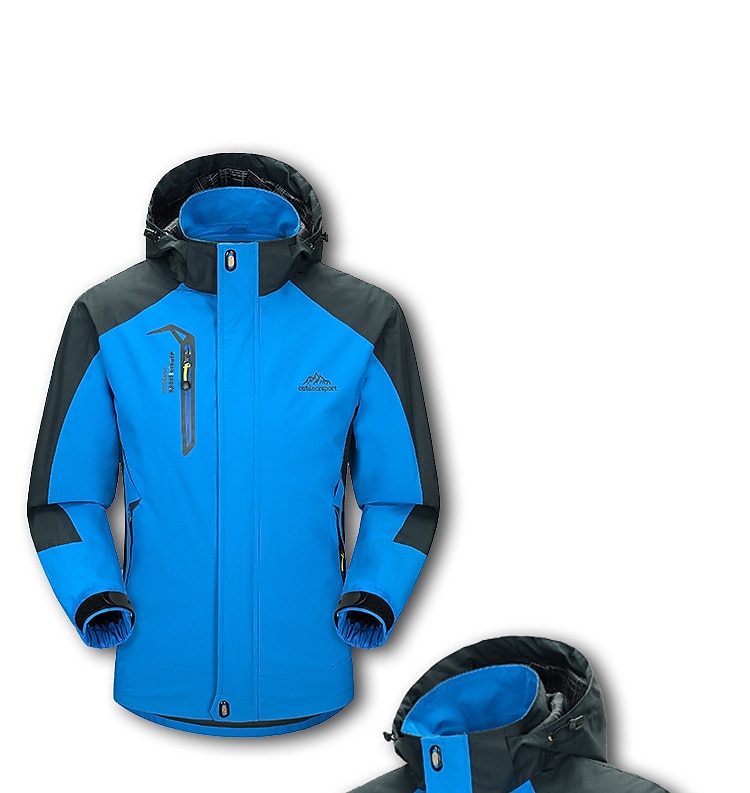 2026年 男性用 ハイキング ウィンドブレーカー アウトドア 防水 防風 速乾性 モイスチャーコントロール ハイキングの服装 ハイキングウェア 夏 春 トップス スキー 釣り 登山 男性デニムブルー 男性の赤 男性ロイヤルブルー  コレクション – $62.99 –P4