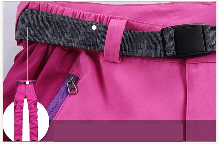 Women's Hiking Pants Trousers Patchwork Summer Outdoor Waterproof Windproof UV Resistant Breathable Pants / Trousers Bottoms Black Purple Camping / Hiking Hunting Ski / Snowboard S M L XL XXL 2025 - $22.99 –P7