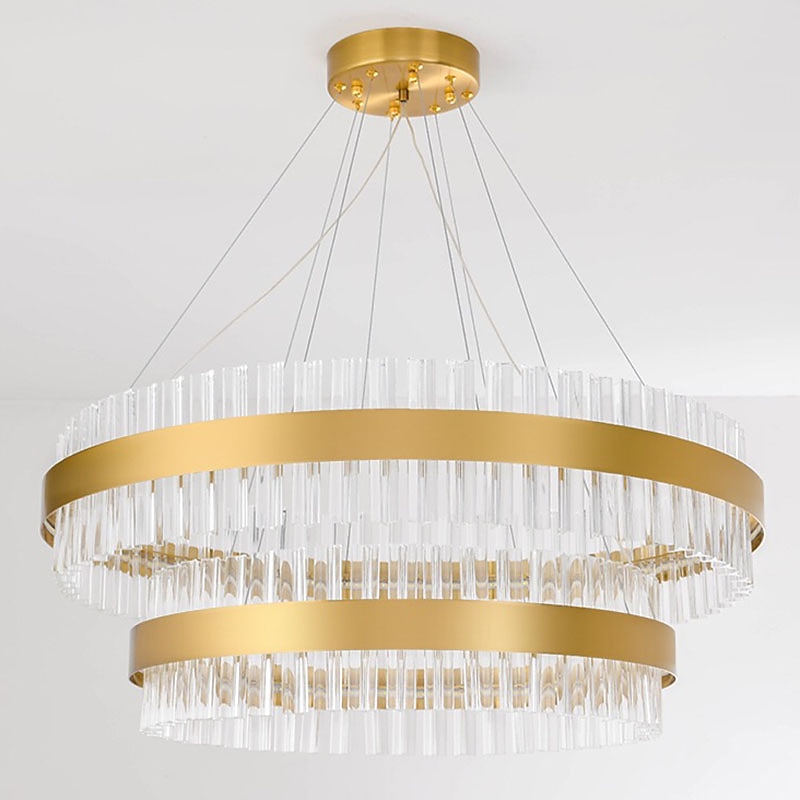 2-Light 60 cm Lantern Design Lysekroner Rustfritt stål galvanisert LED 110-120V 220-240V 2025 - $1205.19 –P3