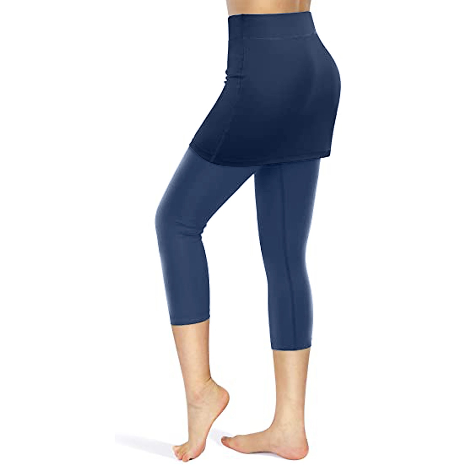 Femme Legging Capri Running Jupe de course avec collants 2 en 1 avec poche téléphone Sous Vêtement Athlétique Athleisure Automne Spandex Respirable Séchage rapide Evacuation de l'humidité Doux de 2025 ? $16.49 –P15