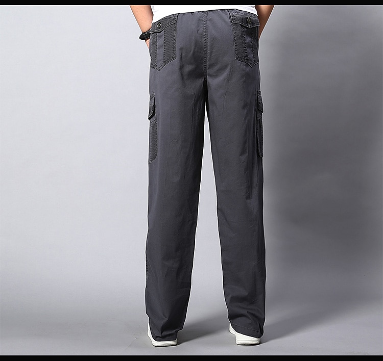 Ανδρικά Παντελόνι πεζοπορίας Παντελόνι εργασίας Τακτικές παντελόνι Στρατιωτικό Άνοιξη Χειμώνας Φθινόπωρο Εξωτερική Κανονικό Ripstop Αντιανεμικό Multi-Pocket Γρήγορο Στέγνωμα 2026 - $26.99 –P18