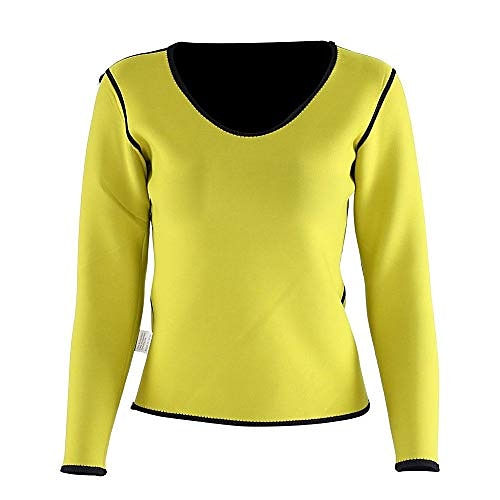 camicia da donna in neoprene caldo camicia in neoprene tuta da sauna camicia da shaper corpo sudore camicia dimagrante a maniche lunghe (m) del 2025 a $12.99 –P3