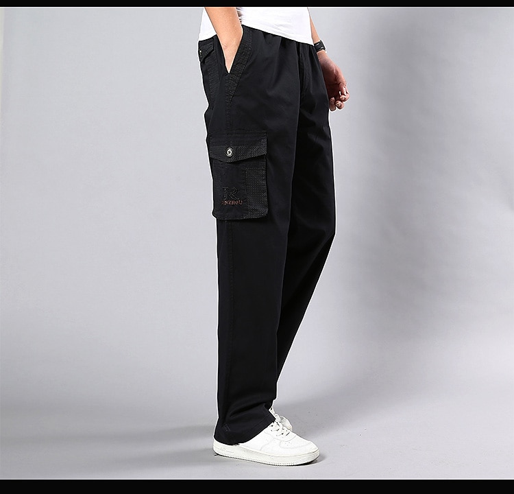 Ανδρικά Παντελόνι πεζοπορίας Παντελόνι εργασίας Τακτικές παντελόνι Στρατιωτικό Άνοιξη Χειμώνας Φθινόπωρο Εξωτερική Κανονικό Ripstop Αντιανεμικό Multi-Pocket Γρήγορο Στέγνωμα 2026 - $26.99 –P19