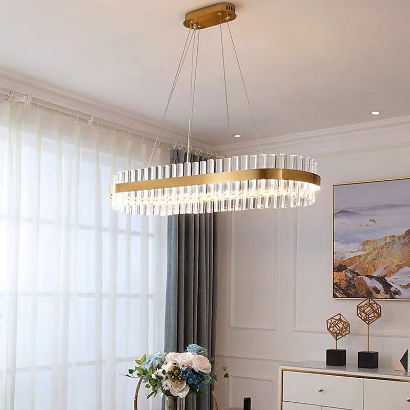 60 cm Pendant Lantern Design Chandelier Stainless Steel Electroplated Modern 110-120V 220-240V 2025 - $1023.39 –P2