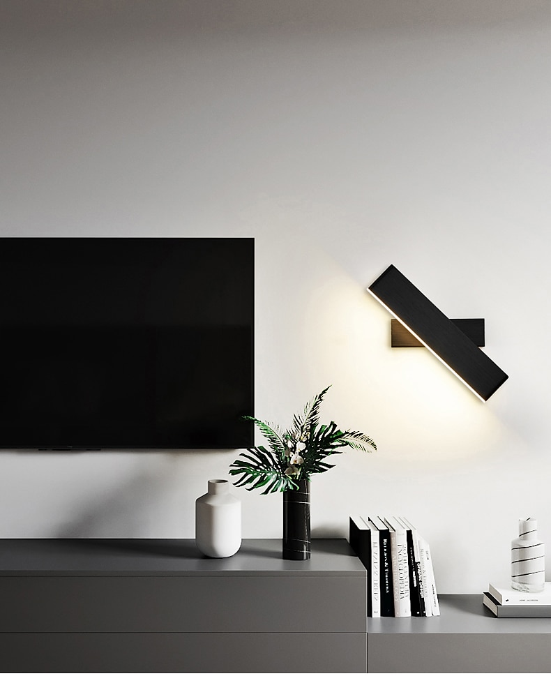 lightinthebox protectie ochi led modern contemporan lumini cu brat pivotant dormitor magazine cafenele lumina de perete aluminiu 85-265v 6 w 2025 - $92.99 –P4