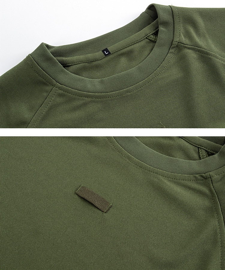 Per uomo T-shirt da caccia Camicia militare tattica Esterno Ultra leggero (UL) Ventilazione Asciugatura rapida Traspirante Primavera Estate Tinta unita Superiore Poliestere Manica corta Campeggio e del 2025 a $11.49 -P6