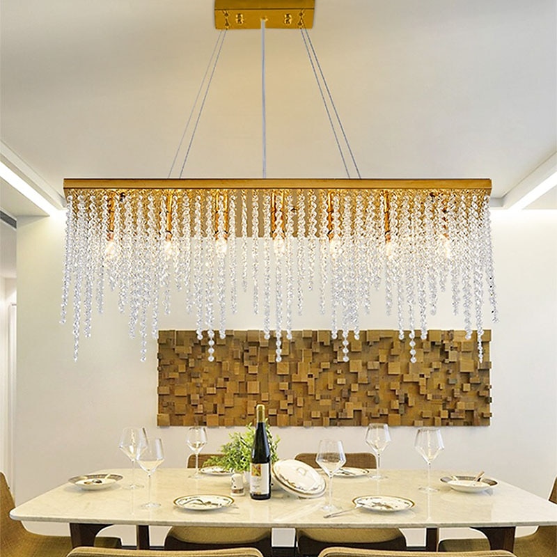 80 cm Pendant Lantern Design Chandelier Stainless Steel Electroplated Modern 110-120V 220-240V 2025 - $710.69 –P6